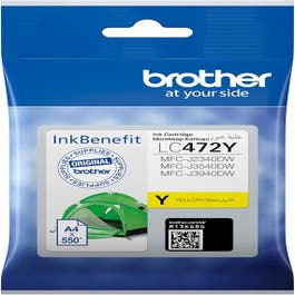 Brother LC472Y Printer Ink Cartridge - Yellow (BG-LC472Y)