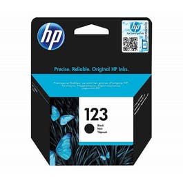 HP 123 Black Original Ink Cartridge (F6V17AE)