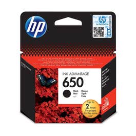 HP 650 Black Original Ink Advantage Cartridge